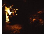 `The Vision of Daniel on the Banks of the River Ulai` by Rembrandt. Canvas. Berlin, Gem ldegalerie der Staatlichen Museen.